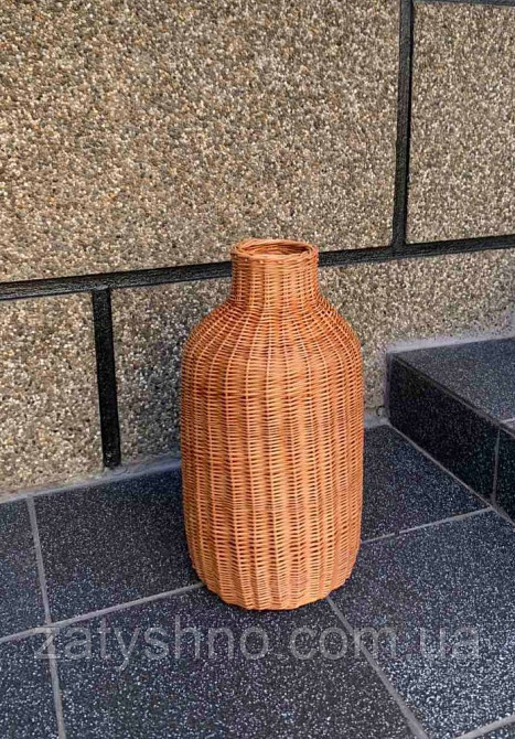 Ваза плетена з лози Київ - фото 2