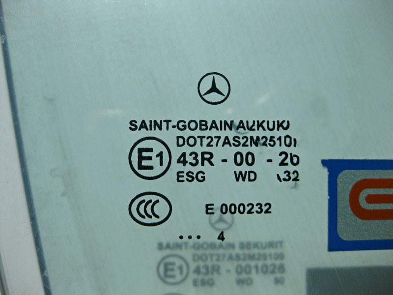 Mercedes-Benz  A2097250210 43R-001026 Скло передніх правих дверей CLK C209 Одеса - фото 2