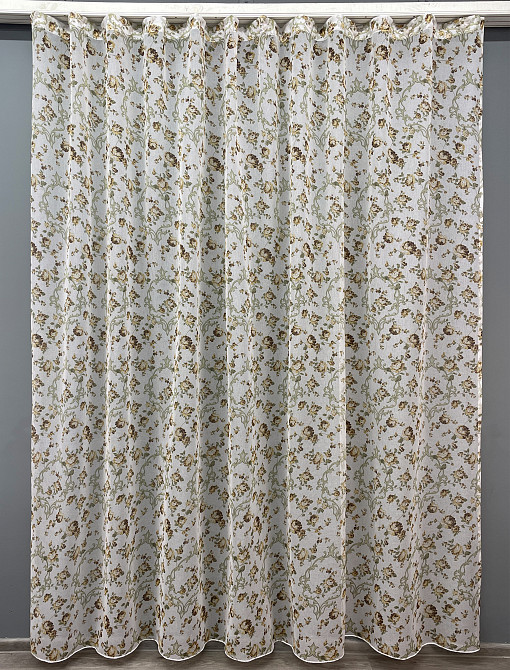 Тюль VR-Textil 917т Flora Батист Разноцветный 300х270 см (42-0234) Киев - изображение 3