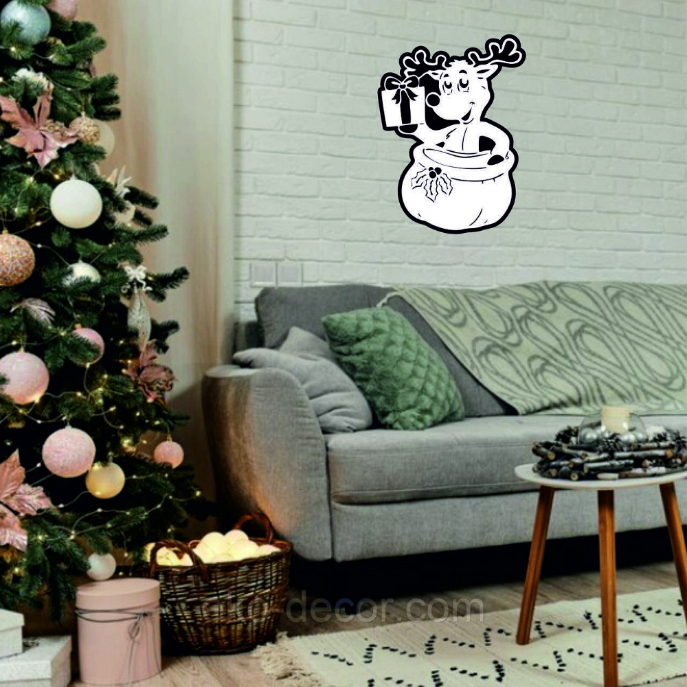 Декоративное настенное Панно «Новый год», Декор на стену 70*51 см Киев - изображение 6