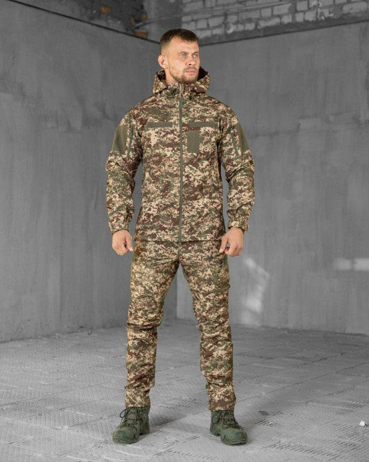 Тактичний костюм софтшел хижак ТР6452 Одеса - фото 1