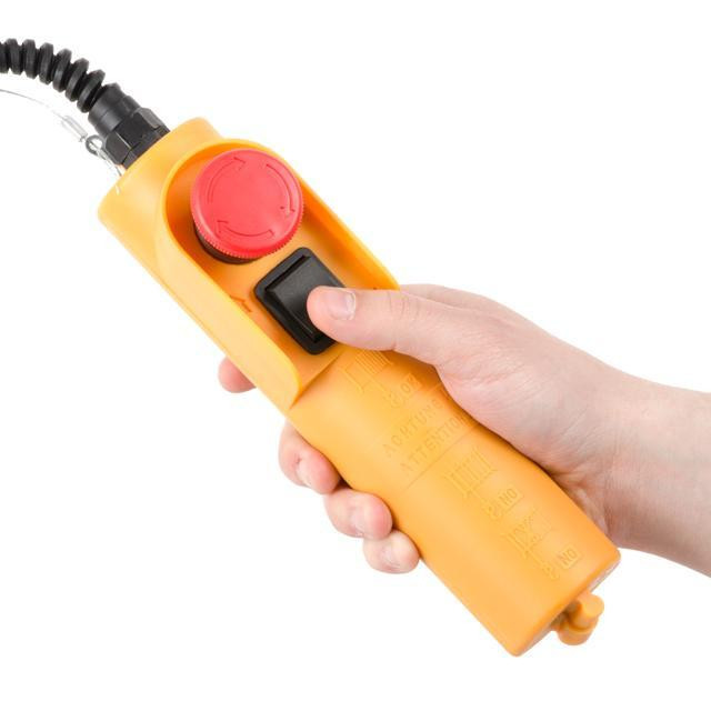 Лебедка электрическая, 230 В, 0,5 кВт, 125/250 кг, трос: 3,0 мм × 12 м INTERTOOL GT1481 Киев - изображение 6