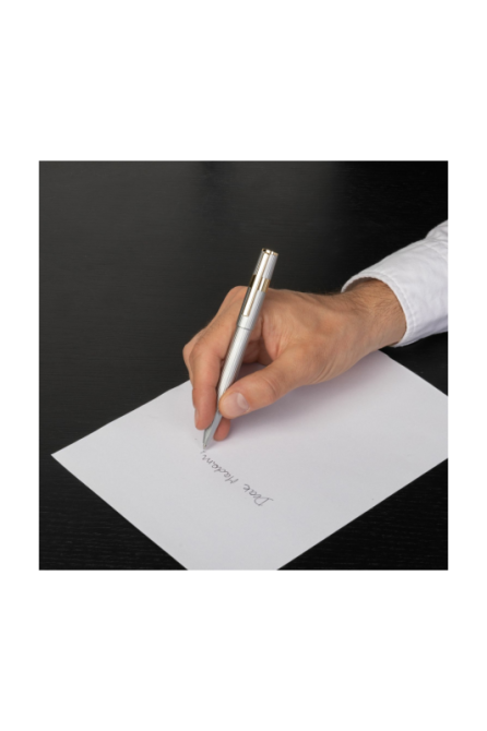 Кулькова ручка Hugo Boss Gear Pinstripe Silver/Gold Рівне - фото 6