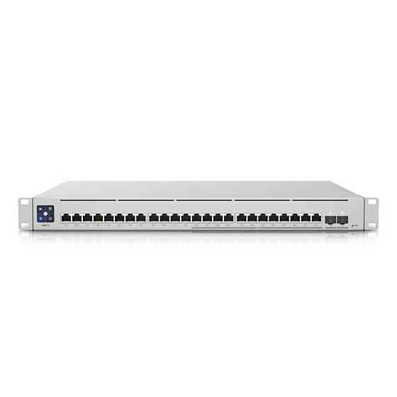 Коммутатор Ubiquiti UniFi USW-Enterprise-24-PoE (12x2.5GE PoE+,12xGE PoE+, 2xSFP+, max PoE 400W, L3) ( 5110 г Харьков