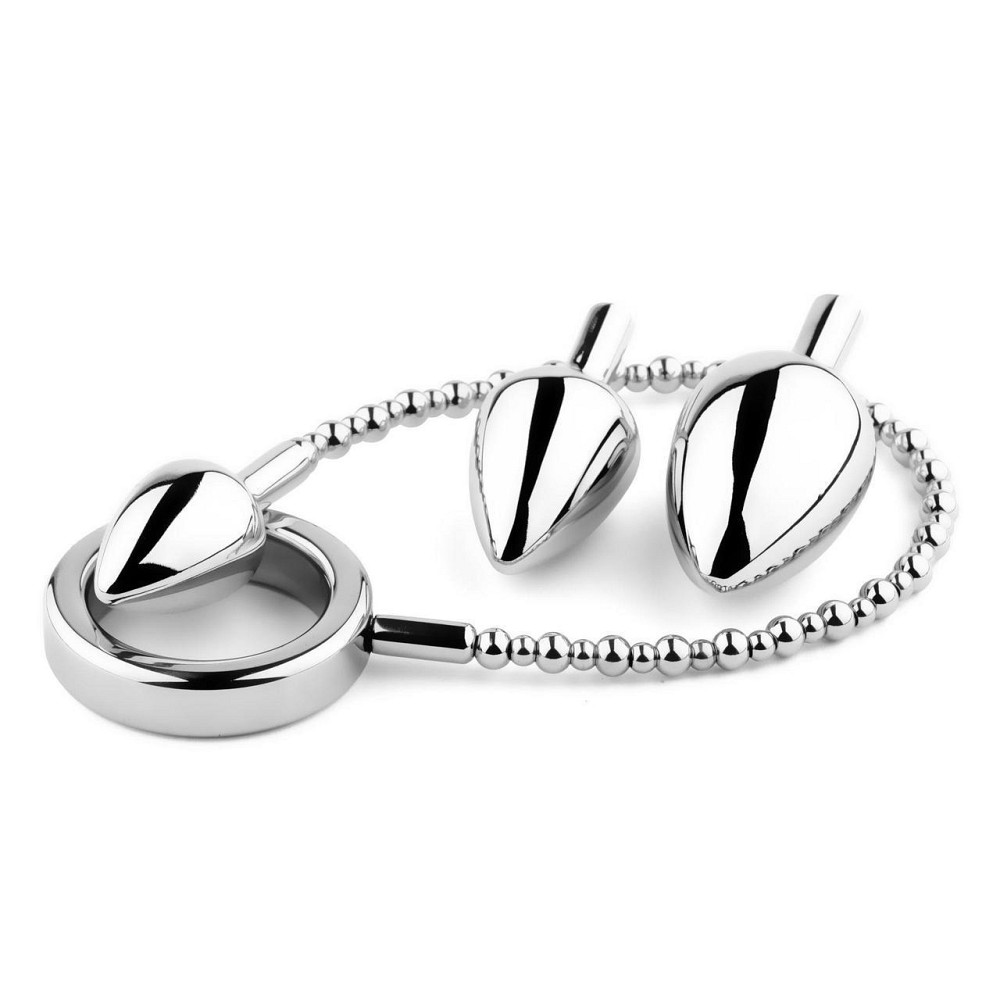 Анальная пробка со сменными элементами – Jewellery Metal Anal Plug No. 4 Sex Aura Киев - изображение 3