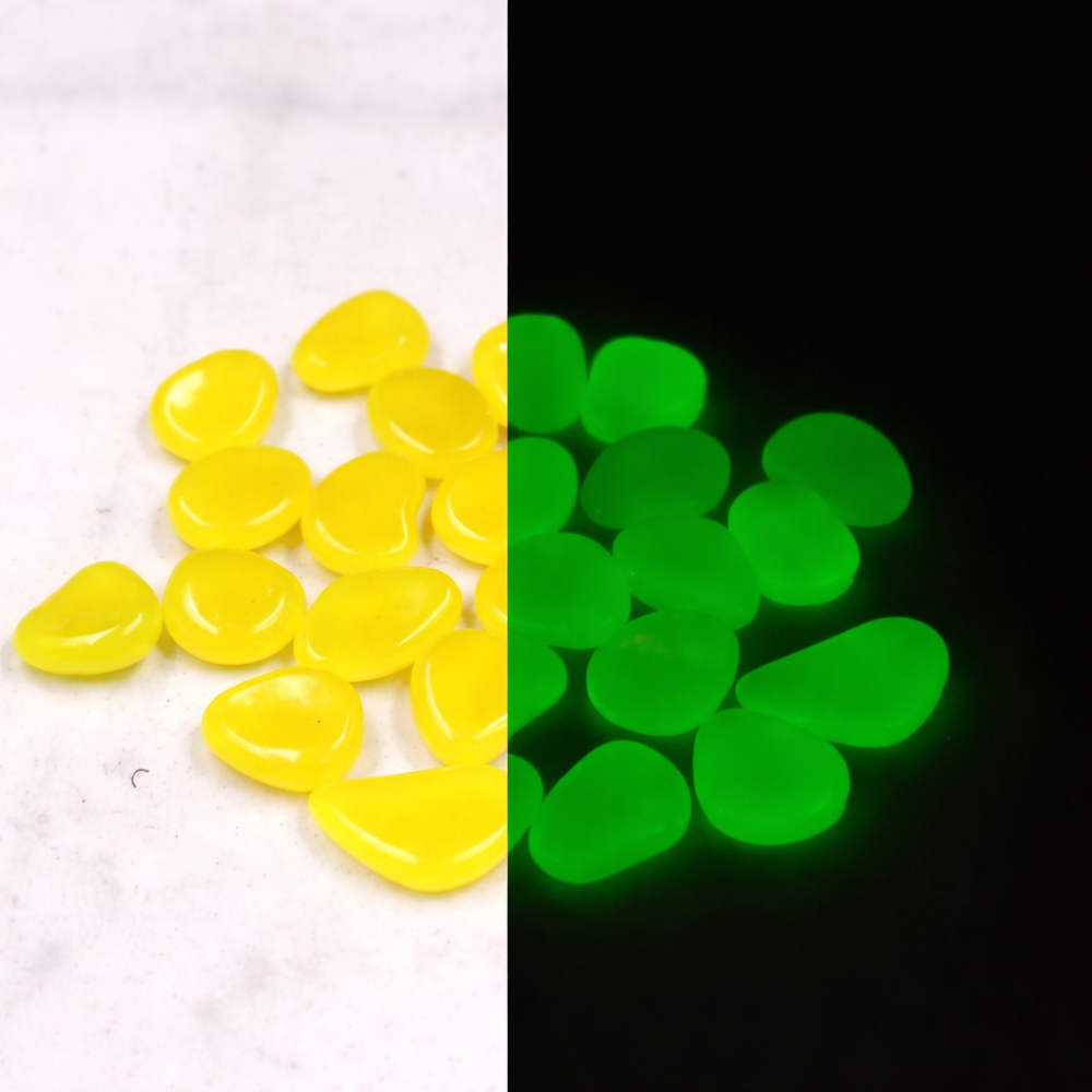 Люминесцентные камни в аквариум декор 10 штук желтый Киев - изображение 2