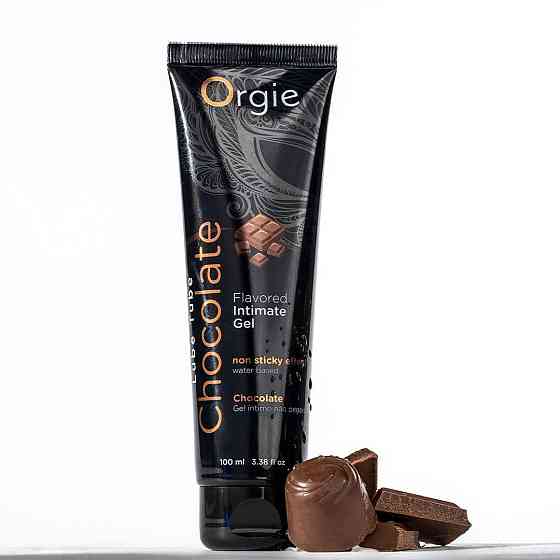 Лубрикант на водній основі Orgie Lube Tube Chocolate, 100 мл, зі смаком та ароматом шоколаду Sex Aura Київ