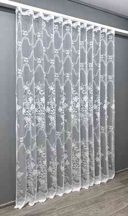 Тюль VR-Textil 1606т Жаккард Белый 300х270 см (42-0559) Киев