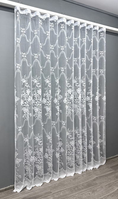 Тюль VR-Textil 1606т Жакард Білий 300х270 см (42-0559) Київ - фото 3