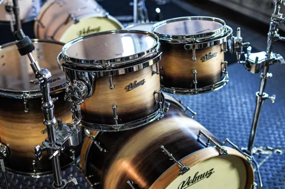 Ударна установка  Polmuz Maple Model 1 - 20/10/12/16/14SD Artist black to natural fade Київ