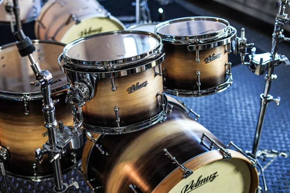 Ударна установка  Polmuz Maple Model 1 - 20/10/12/16/14SD Artist black to natural fade Київ - фото 1