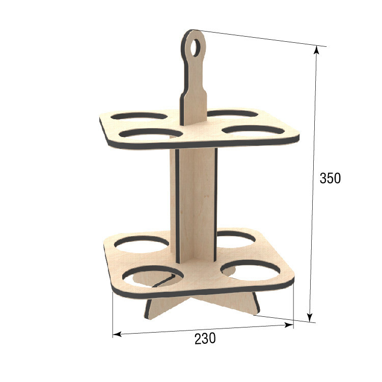 Подставка EKOSTAR для вина Франко Киев - изображение 3