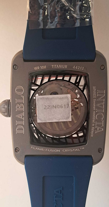 Новинка Чоловічий годинник Invicta S1 Rally Skeleton Diablo Titanium Automat. Київ - фото 4