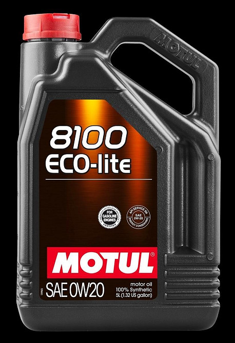 MOTUL 8100 Eco-lite 0W-20 5L (109676 / 104983 / 101526 / 108536) — Синтетична моторна олива GM dexos1 | Максимальна економія пальн Ковель - фото 1