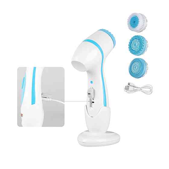 Силіконова електрична щітка для обличчя 3в1 AE-868 Київ