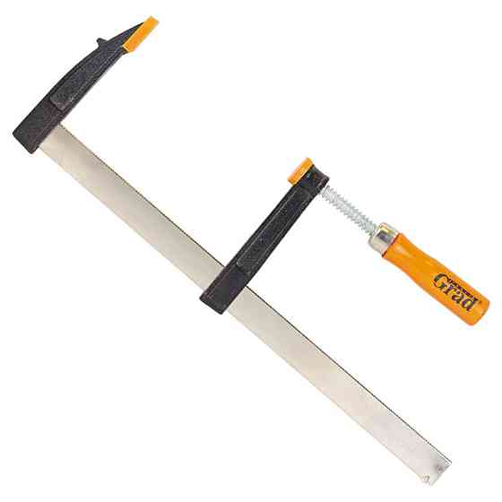 Струбцина столярная тип F 300×80мм GRAD (4242655) Ровно