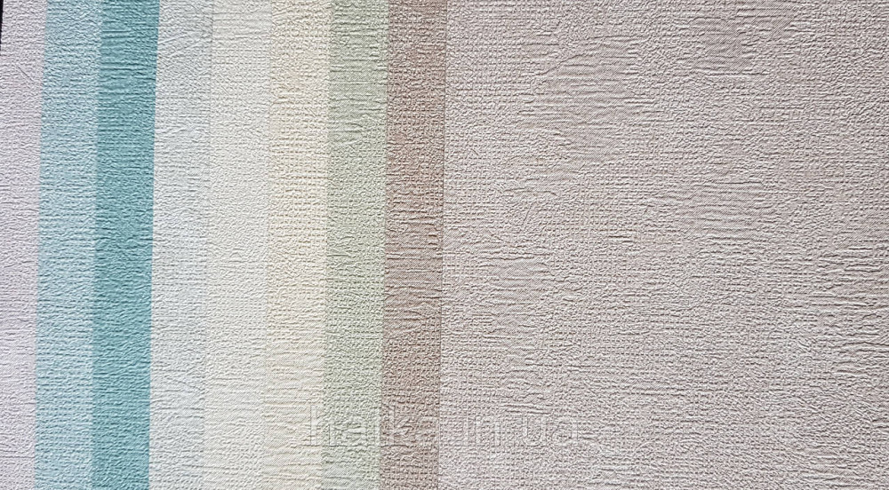 Шпалери вінілові на флізеліні NOVA метрові під штукатурку структурні однотонні кави з молоком Київ - фото 1