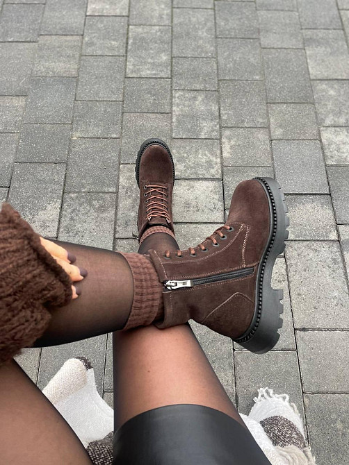 Molly Черевики жіночі MOLLY 12-16 коричневі (зима, замша натуральна) (5715) 40 Коломыя - изображение 9