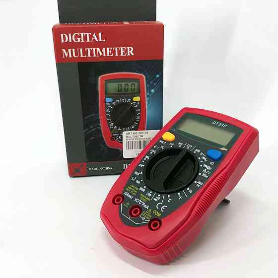 Мультиметр для автомобиля 33 C DT DIGITAL, Современные цифровые мультиметры, XA-771 Тестер профессиональный Киев
