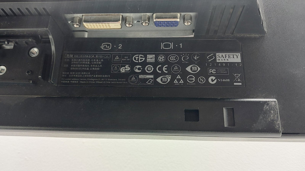 Монітор 19" Lenovo ThinkVision LT1953 клас "А" Луцьк - фото 4