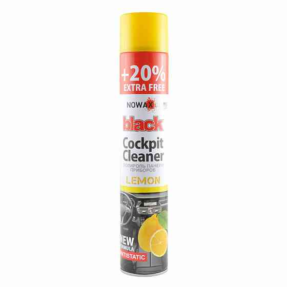 Поліроль для панелі приладів Nowax Cockpit Cleaner Spray Лимон, 750мл Київ