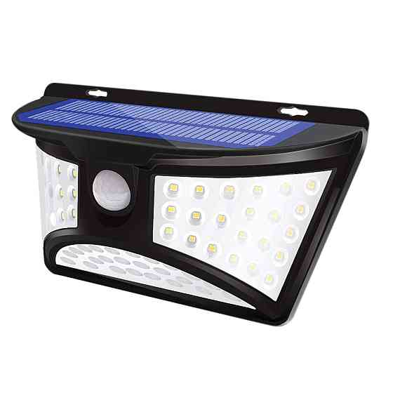 Світильник світлодіодний настінний на сонячній батареї з датчиком руху (68 світлодіодів SMD) Одеса