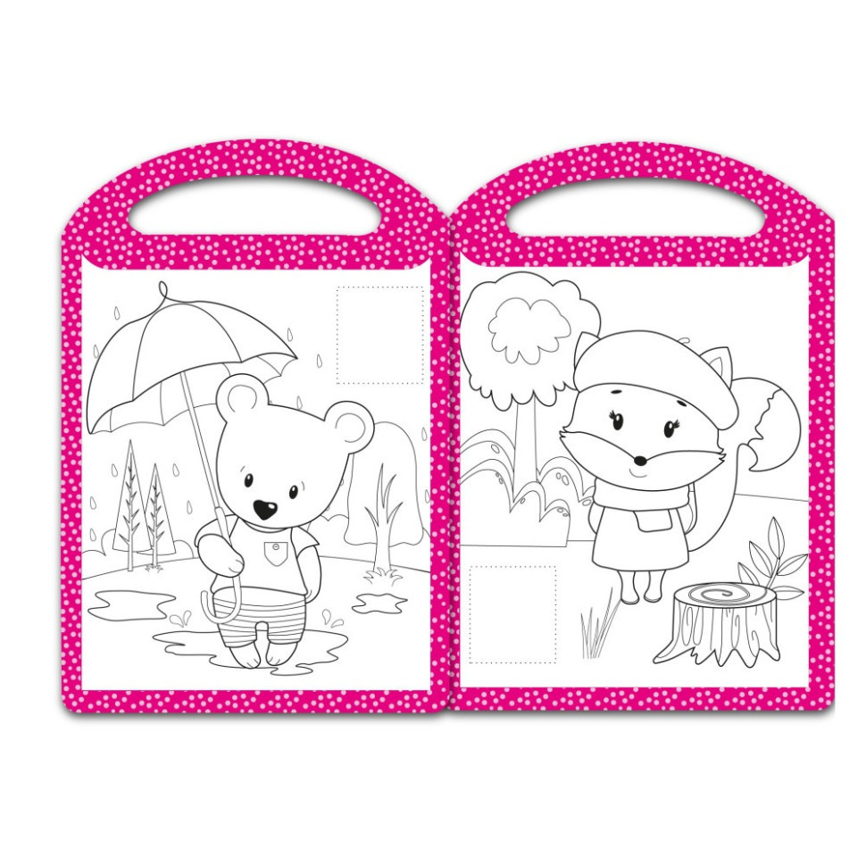 Дитяча розмальовка "Милі улюбленці" РМ-68-03, 16 наліпок Вінниця - фото 2