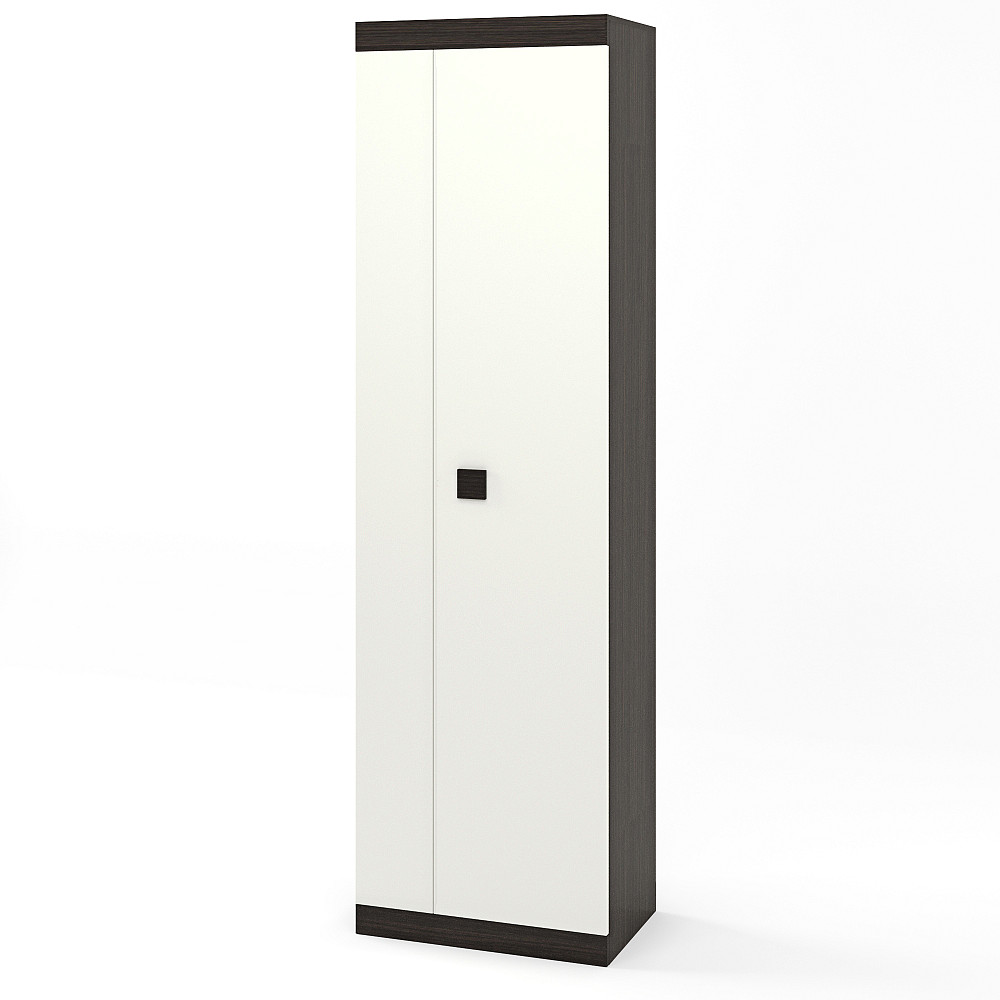 Шкаф распашной Эверест Соната-600 венге темный + белый (DTM-2309) Днепр - изображение 1