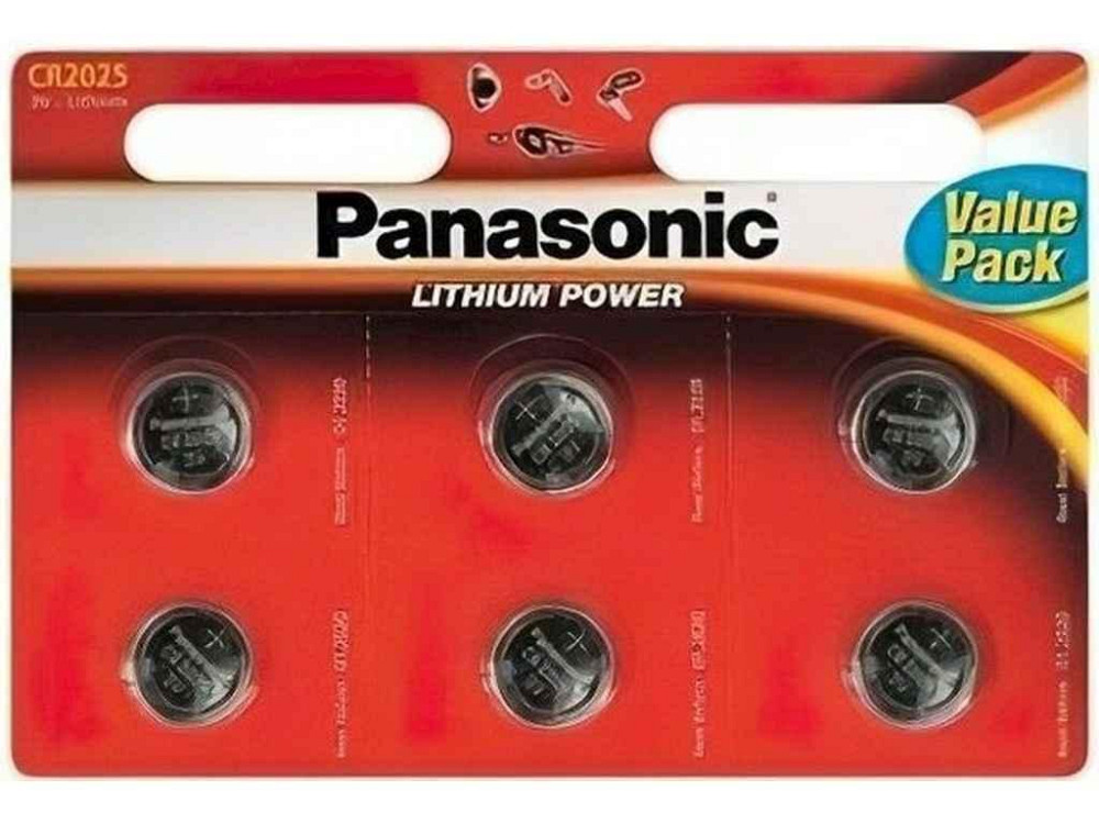 Батарейка CR-2025 Lithium, 3V, 1х6 шт ТМ Panasonic Київ - фото 1