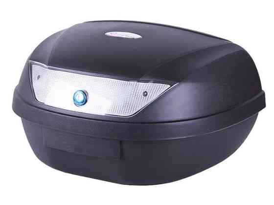 Кофр (багажник) для мотоцикла задний YM-0888 (V-51L) 59.5×44×31.5 черный Мукачево