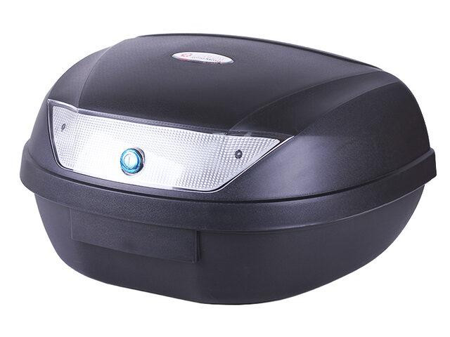 Кофр (багажник) для мотоцикла задний YM-0888 (V-51L) 59.5×44×31.5 черный Мукачево - фото 1