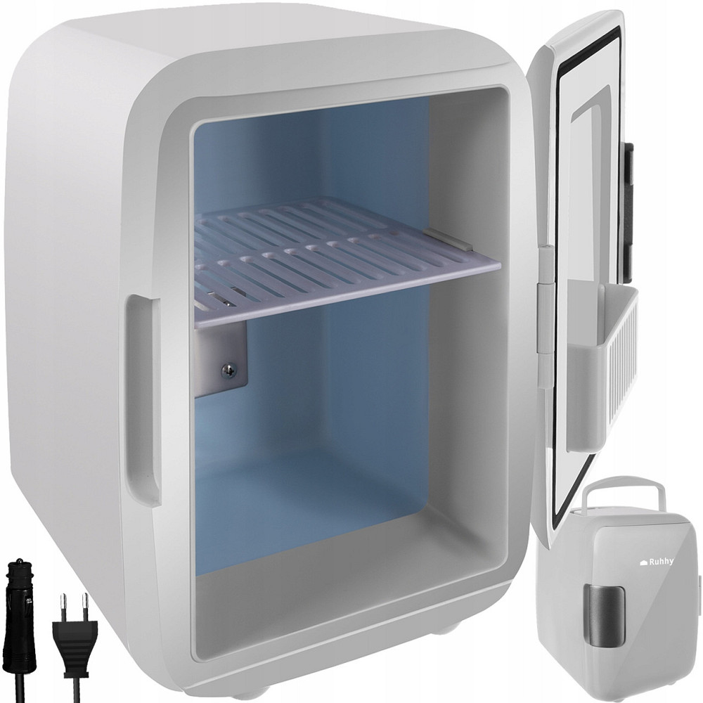 Автомобильный холодильник дорожный 4 литра для напитков и продуктов Ruhhy (8040) 12 / 220 Вт Нововолынск - изображение 1
