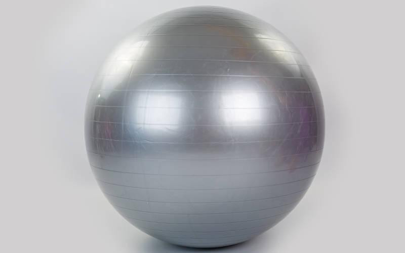 Мяч для фитнеса (фитбол) глянцевый 75см Zelart FI-1981-75 Вишнёвое - изображение 8