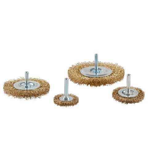 Набір щіток дротяних для дриля, 6шт 1/4" Alloid Одеса