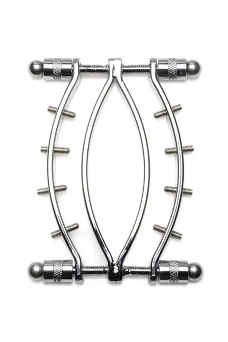 Затискач для вагіни Master Series: Spread 'Em Poker Vagina Clamp with Adjustable Pressure Screws, ши Львів - фото 2