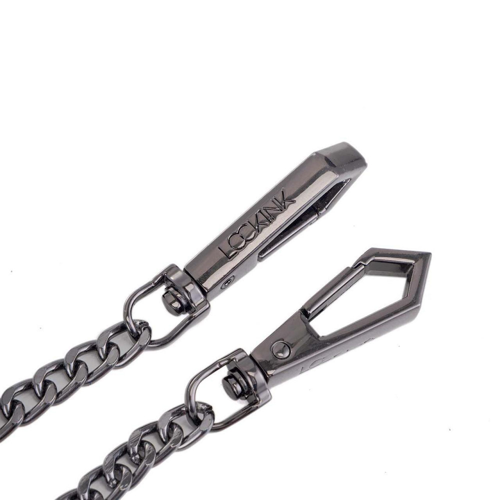 Поводок LOCKINK Tied Collar with Leash Set - Black Sex Aura Київ - фото 8