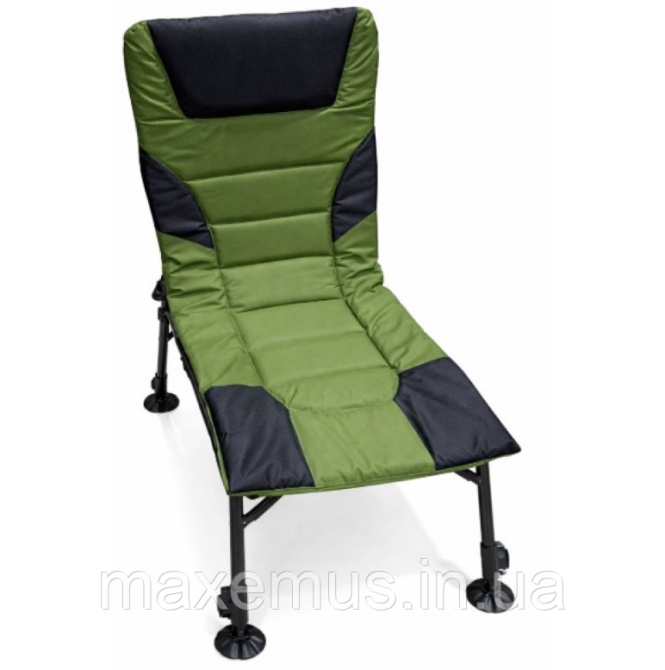 Карповое кресло раскладное для рыбалки Bonro B-26 (до 120 кг) Черно-зеленое туристическое Мостиська - фото 7