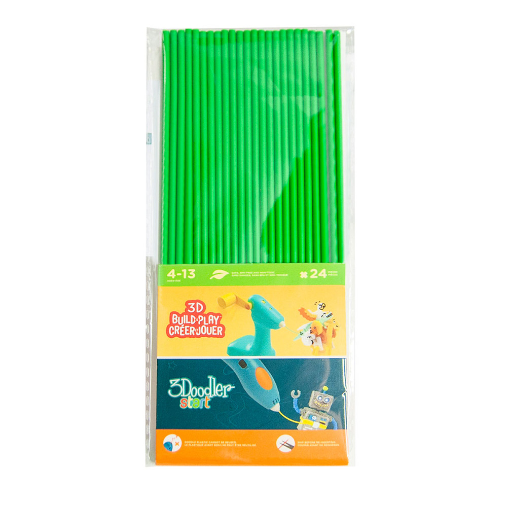 Набір Стрижнів Для 3D-Ручки 3Doodler Start (Зелений) Дніпро - фото 1