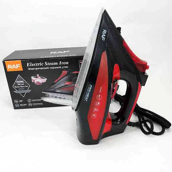Хороша праска для прасування речей RAF, Праска для одягу з функцією пари з керамічною підошвою WH-26 Івано-Франківськ