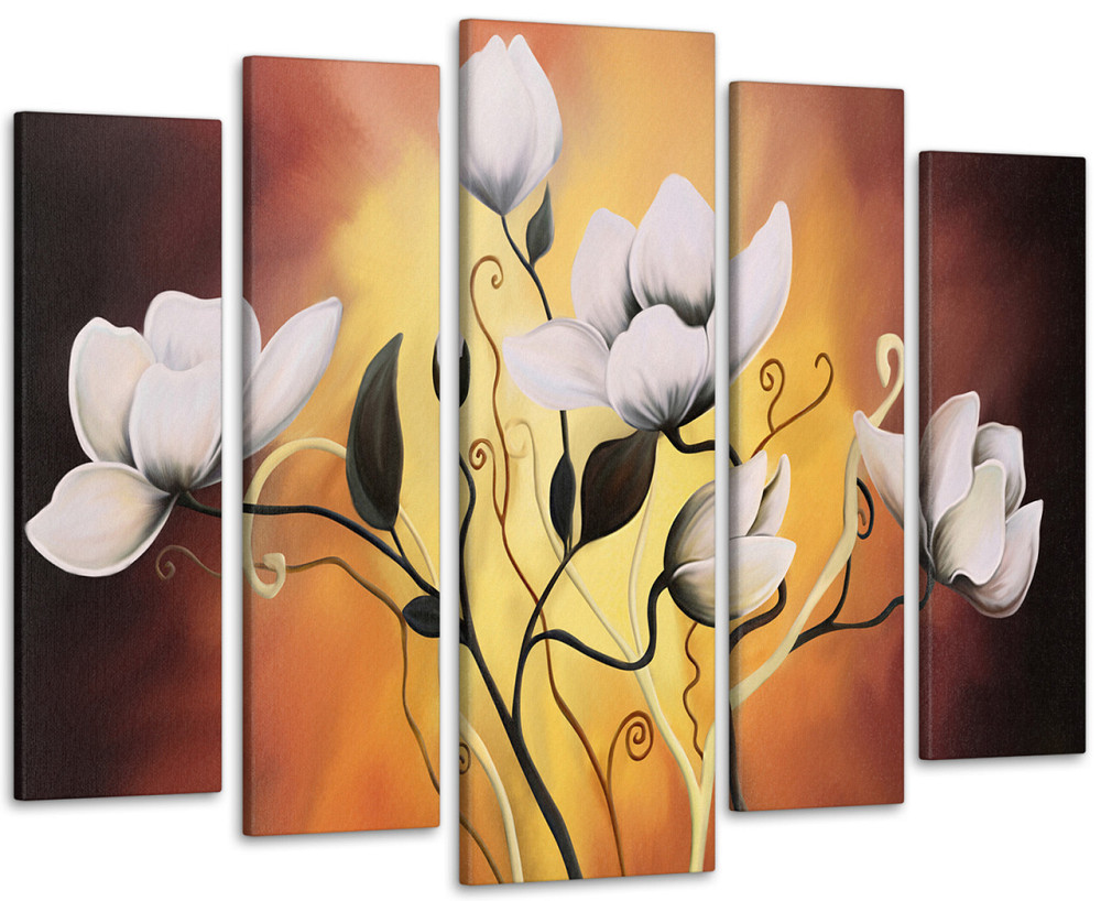 Модульна картина Квіти Абстракція Art-219_5 Київ - фото 1