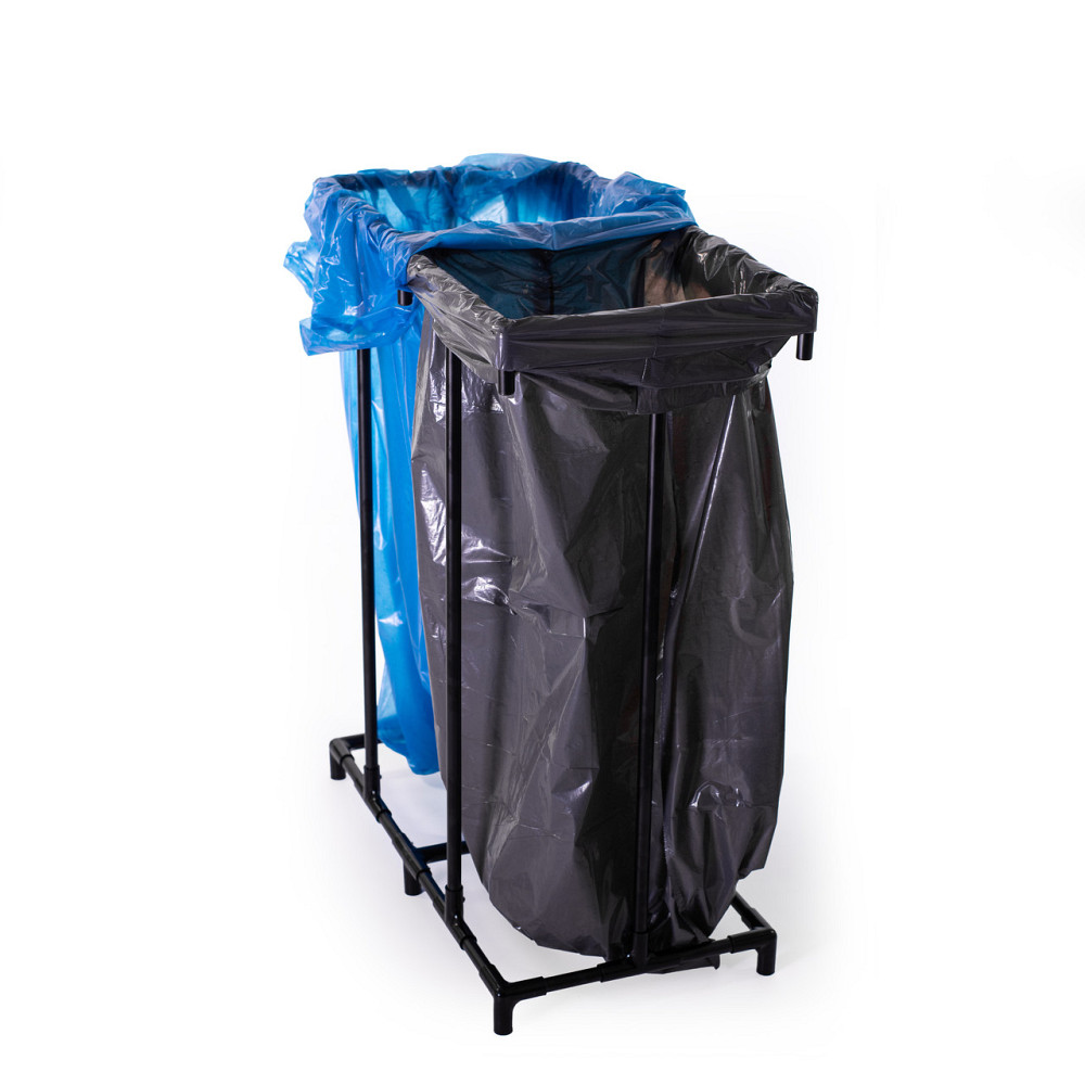 Портативний тримач сміттєвих пакетів TrehoTwin 240 - стійка для сміттєвих мішків, відкритий контейне Бориспіль - фото 3