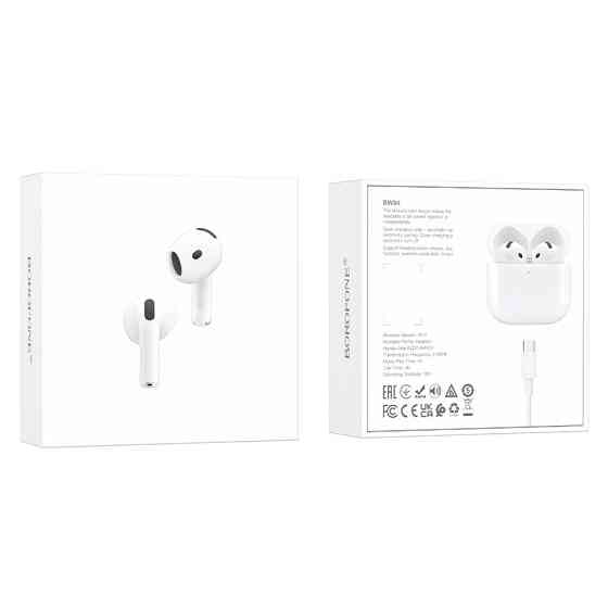 Беспроводные наушники TWS BOROFONE BW94 White Одесса