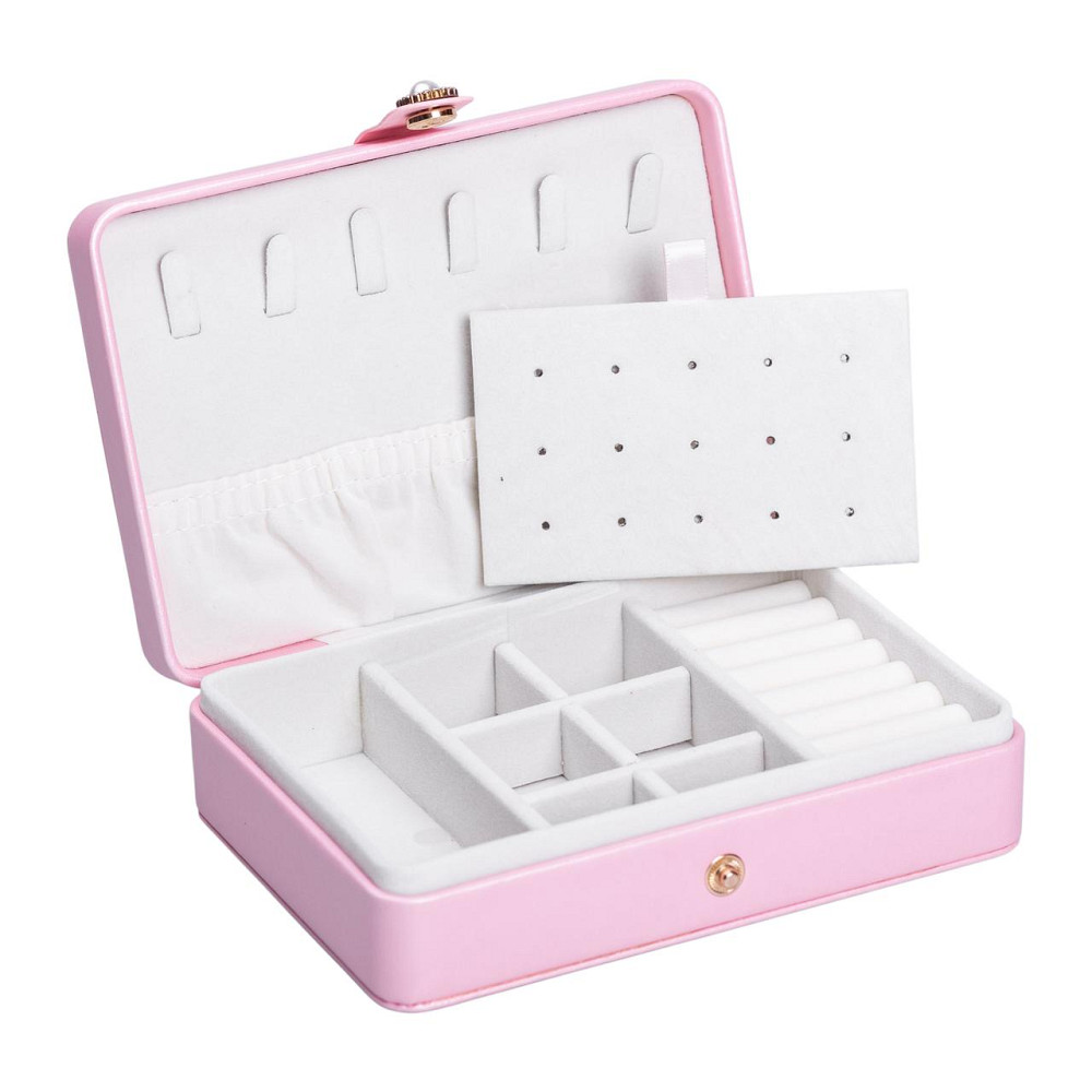 Yiwu Скринька для прикрас з еко шкіри 16×11×4.7 см органайзер для ювелірних виробів HP-5-30P Коломыя - изображение 3