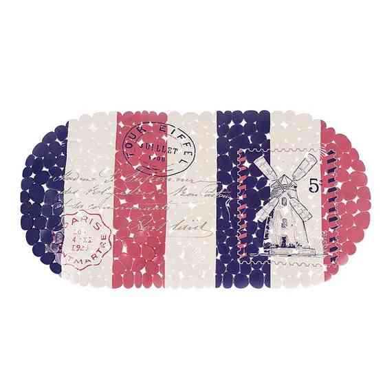 Коврик для ванны и душа на присосках Bathlux резиновый, противоскользящий,цветной с рисунком силиконовый Каменец-Подольский