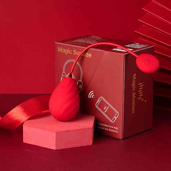 Смарт-віброяйце Magic Motion Sundae Red Sex Aura Київ