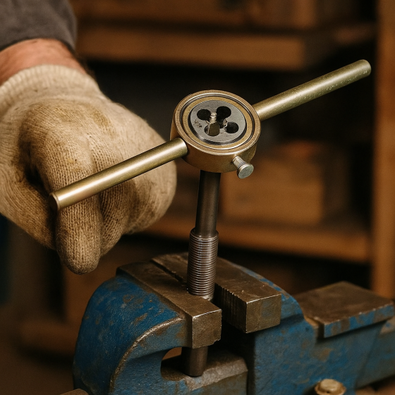 Вороток для плашок М3-М8 – ручний тримач плашок для нарізування зовнішньої різьби Харків