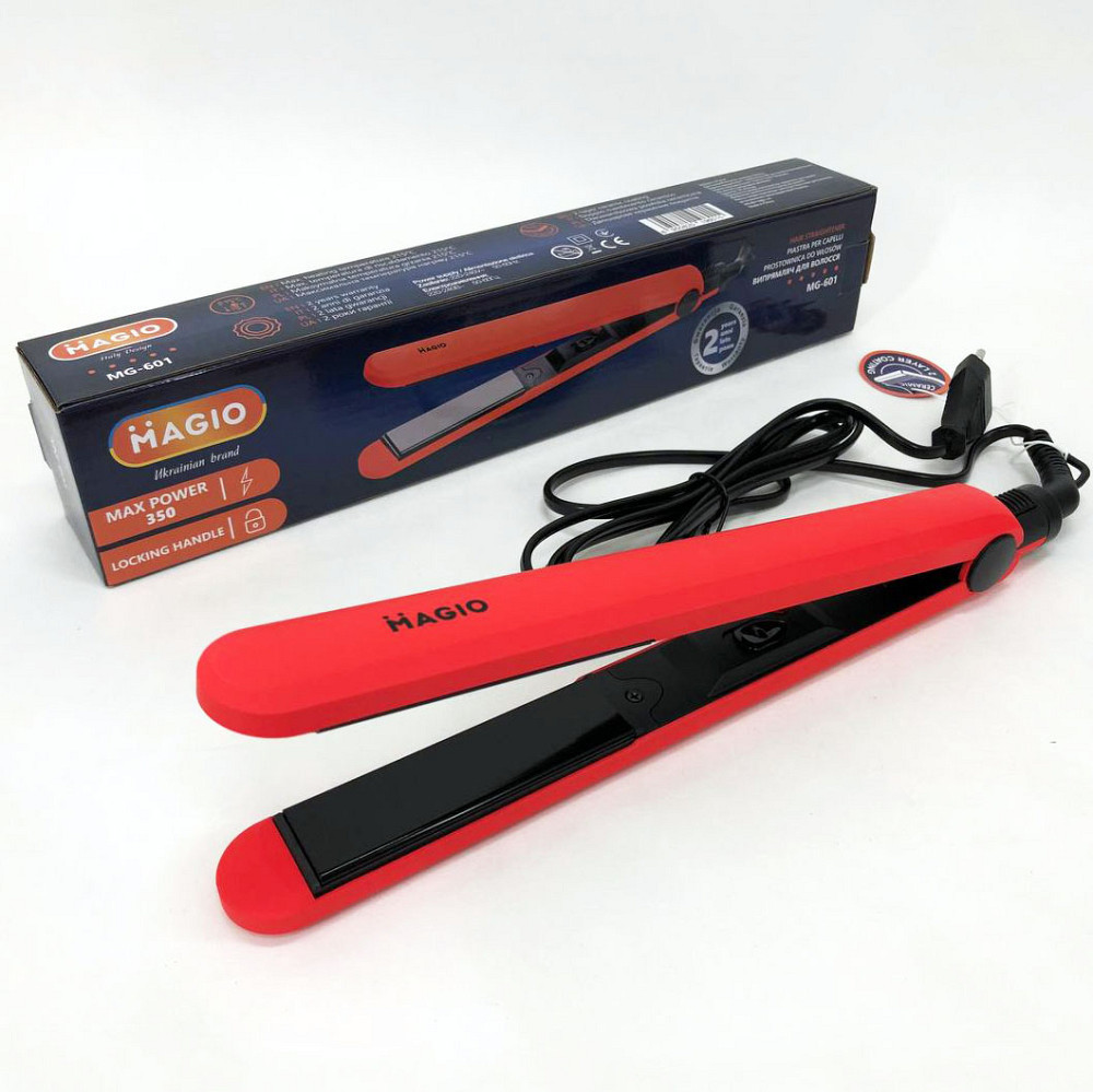 Утюжок с регулятором температуры, Топ выпрямитель для волос, Широкий утюжок для выпрямления волос BM-64 Львов - изображение 4