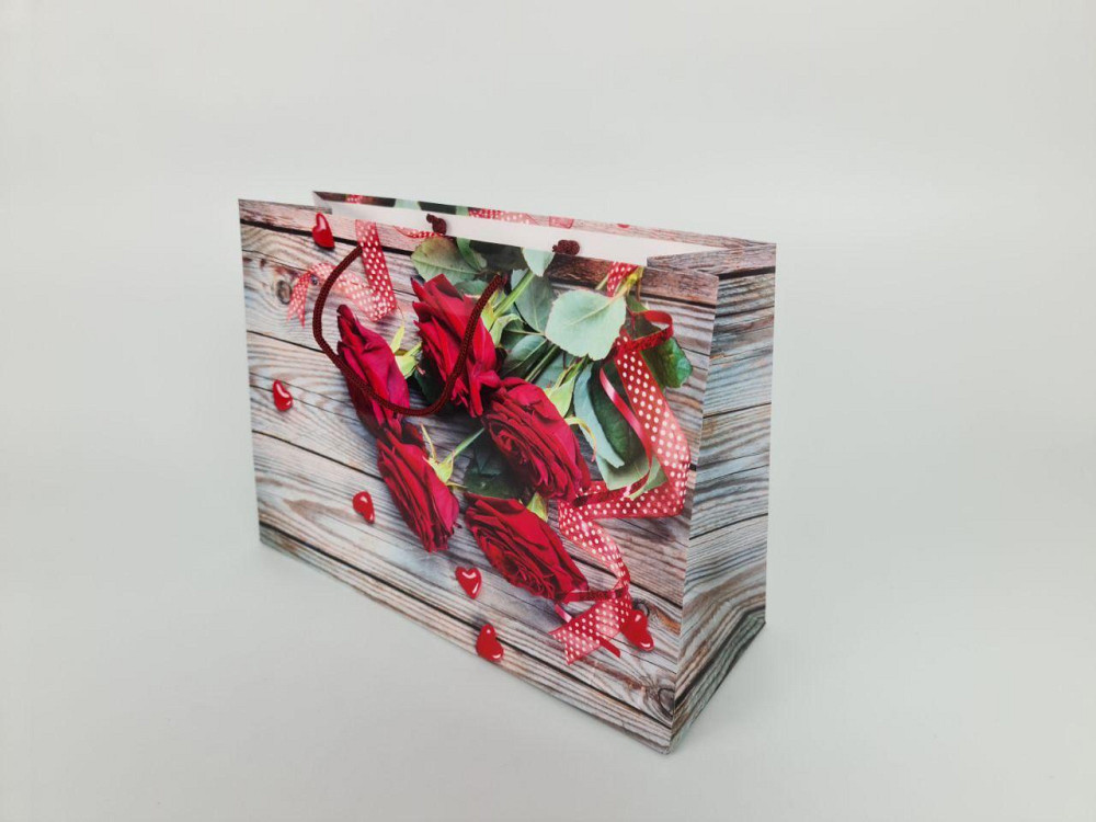 Бумажный большой горизонтальный пакет  36/22/10(артBG-137) (12 шт) Харьков - изображение 2