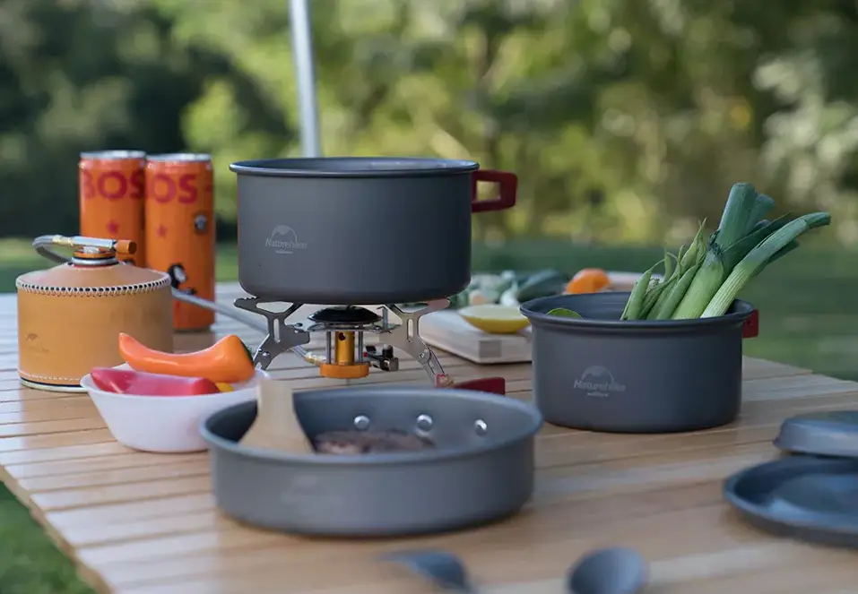 Газовая горелка Naturehike NH21RJ009 3000W с пьезоподжигом под резьбовой баллон Винница - изображение 9