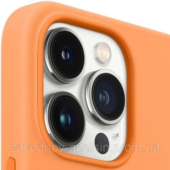 IPhone 13 Pro Max Чохол MagSafe Silicone Case (Marigold) Одеса - фото 4
